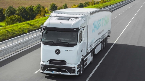 Mercedes-Benz eActros 600 Truck Unveiled